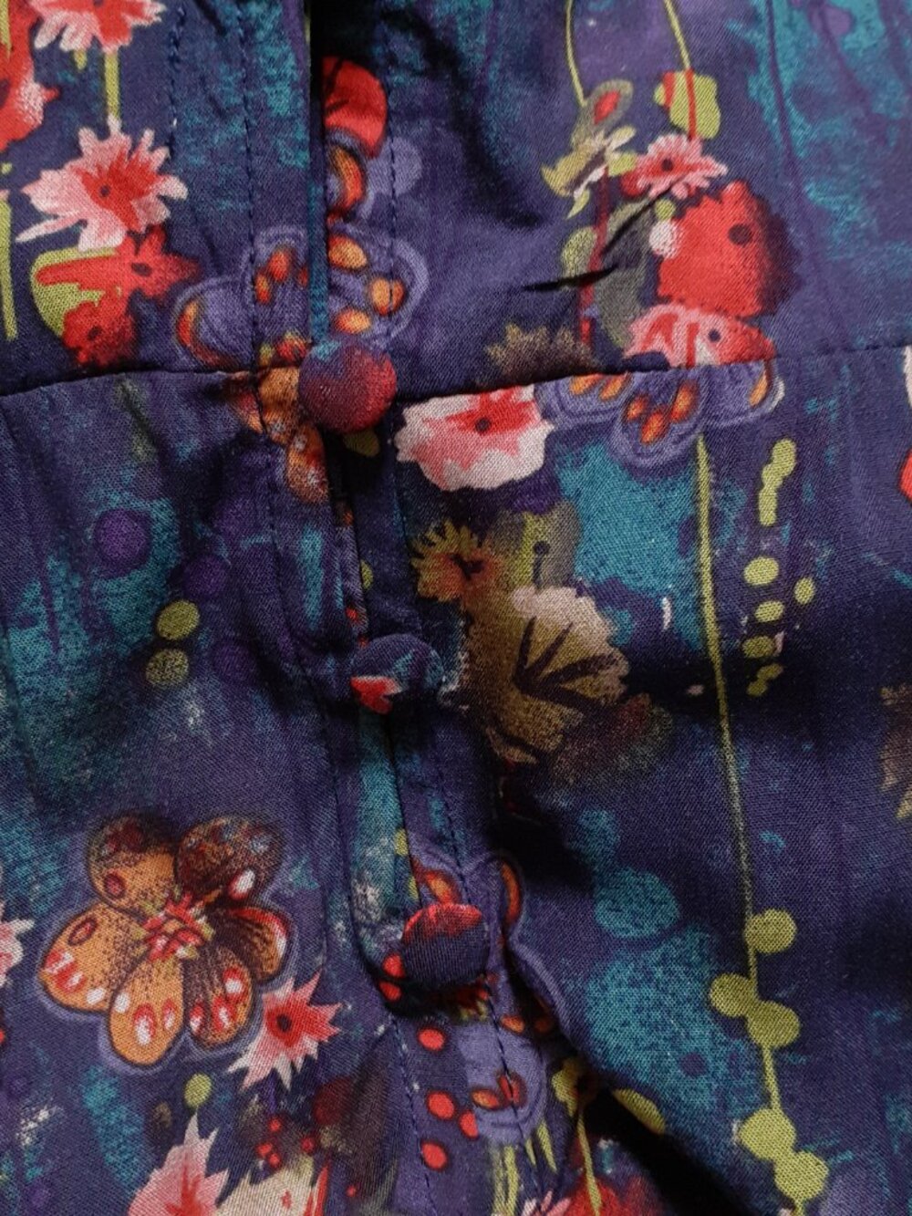 NWT Natural Life Halle Halter Dress in Blue Watercolor Floral Size XL - Picture 11 of 16